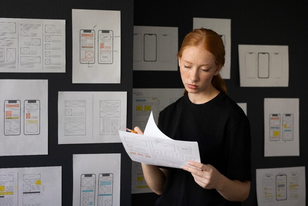 Female Web Designer Office 1