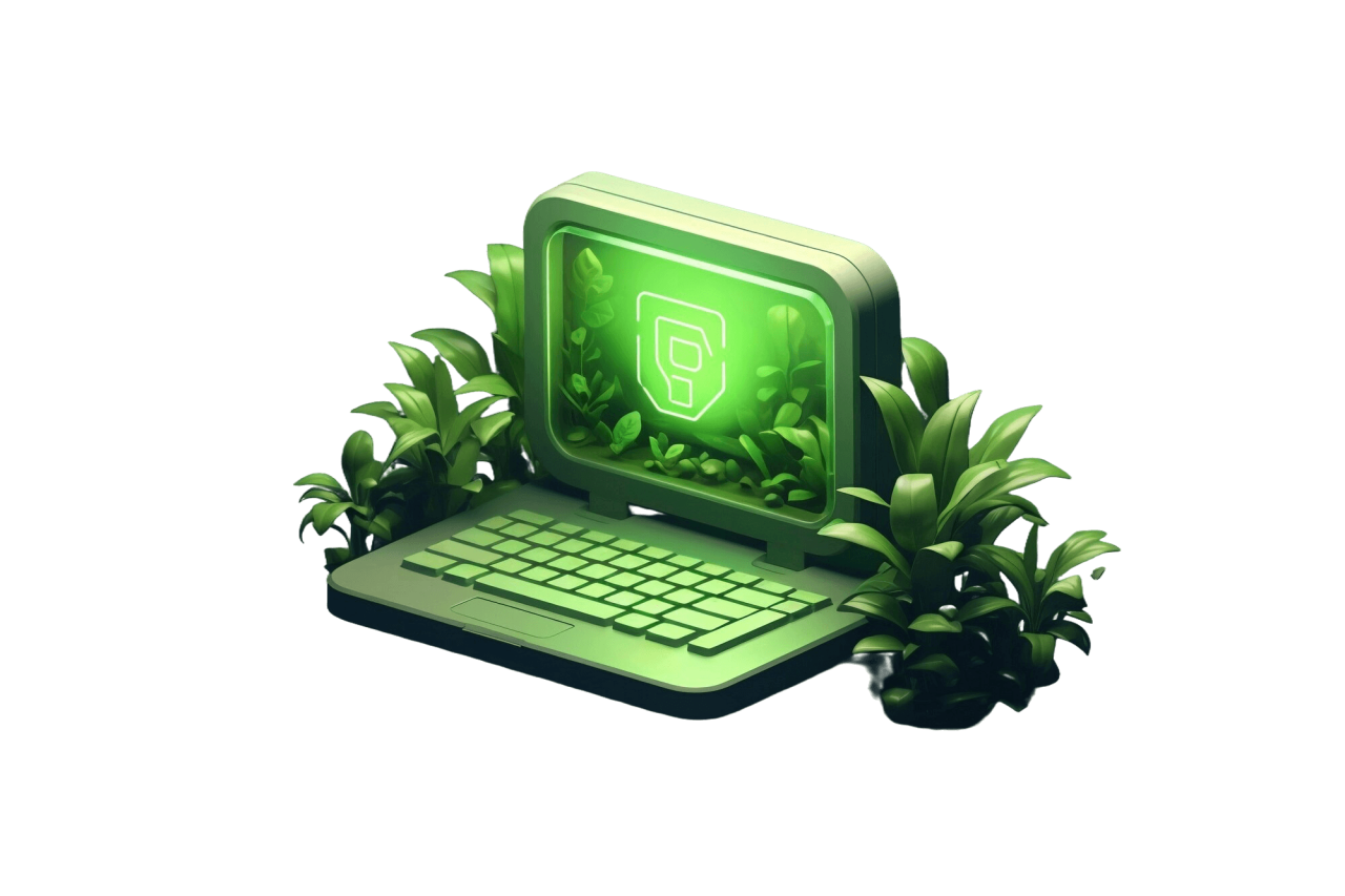 3D Rendering Retro Computer