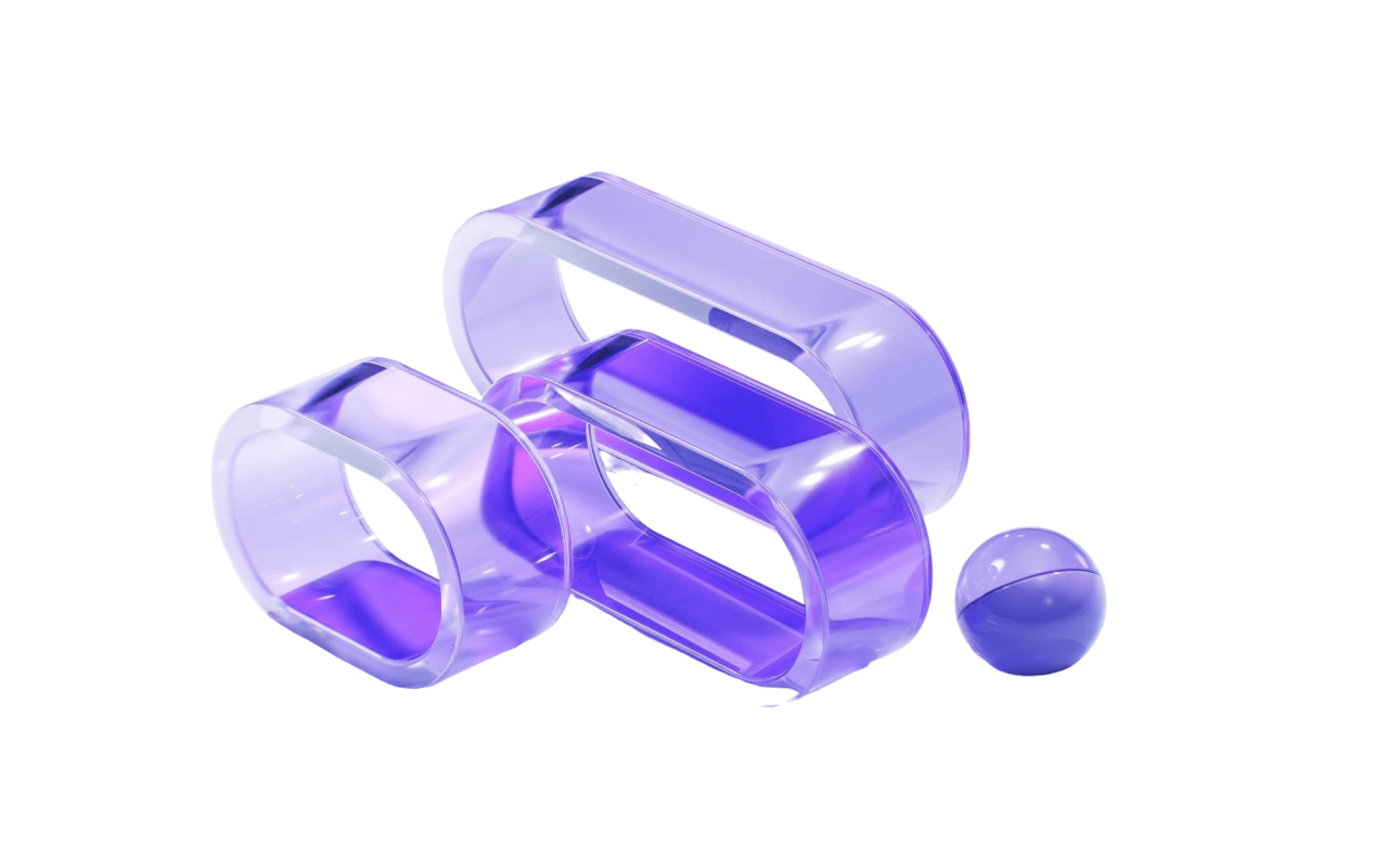 Abstract Glass Geometry Background 3D Rendering