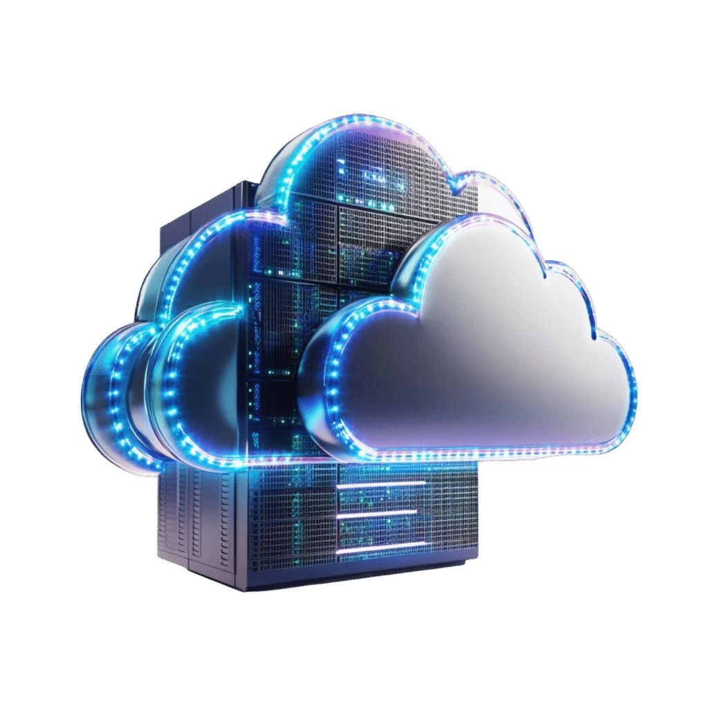 Cloud Computing Server Digital Data Storage Network Infrastructure