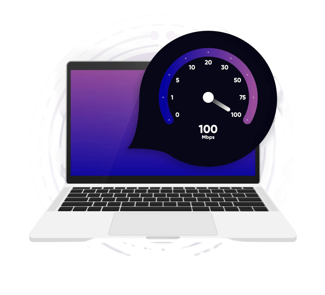 Internet Download Upload Speed Test Gauge Internet Speed Test Software Network Performance Information Internet Connection Speed Test Modern Design Software Vector Illustration