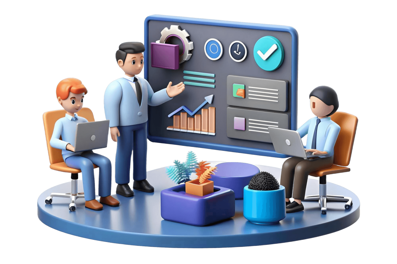 Engaging Ai Enhanced Training Session Employees Participating Interactive Learning With Realtim