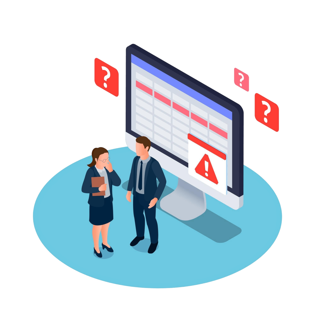 Financial Regulation Isometric Concept With Legal Banking Compliance Symbols Vector Illustration